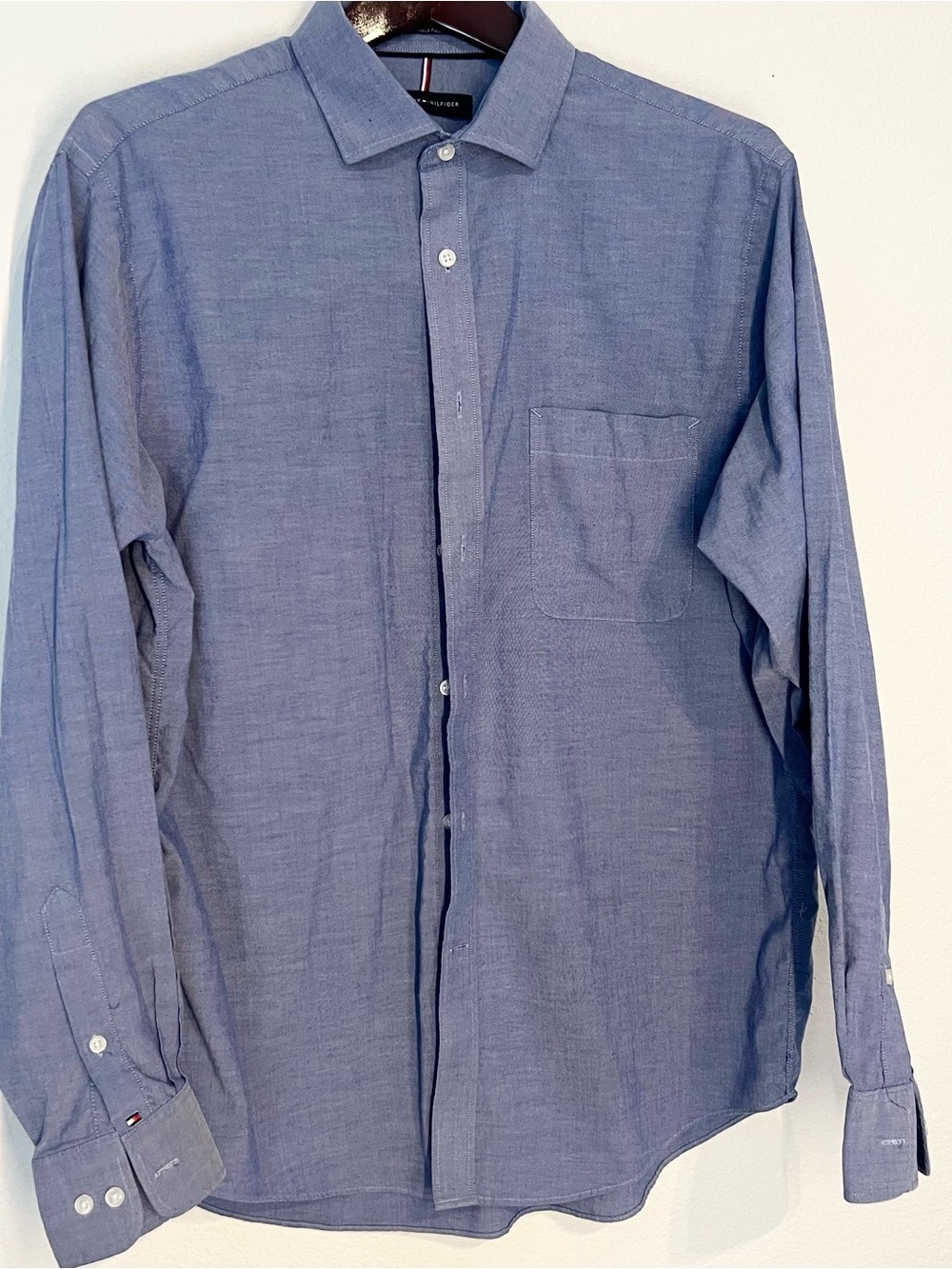 Tommy Hilfiger Men's Blue Button-Down Shirt